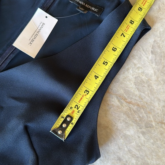 BLUE Sheath Dress - BANANA Republic - Size 0 - NWT - Blue DRESS - Navy Dress - Picture 6 of 9